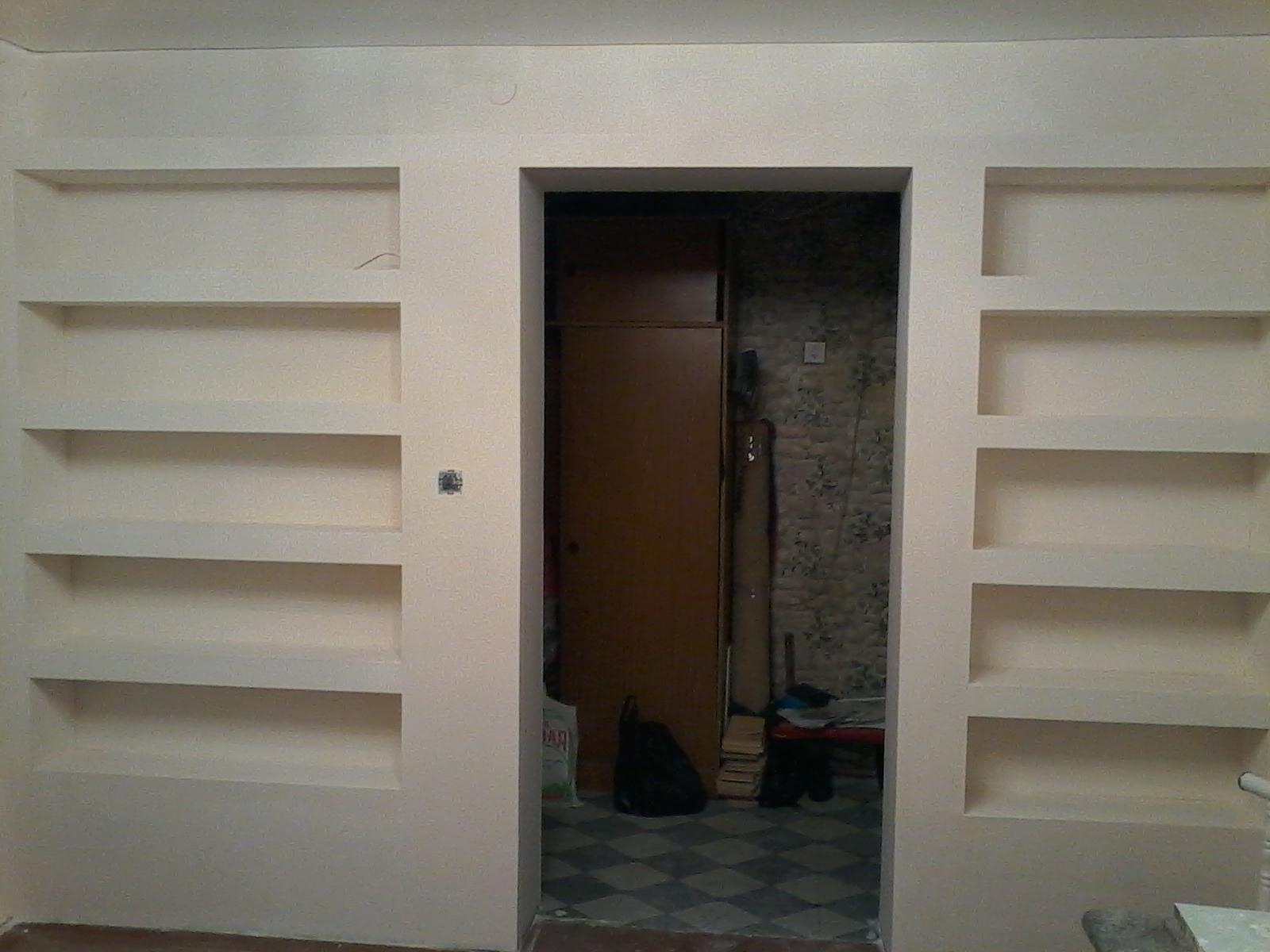 Полки из гипсокартона со светодиодной подсветкой Полки из гипсокартона со светодиодной подсветкой